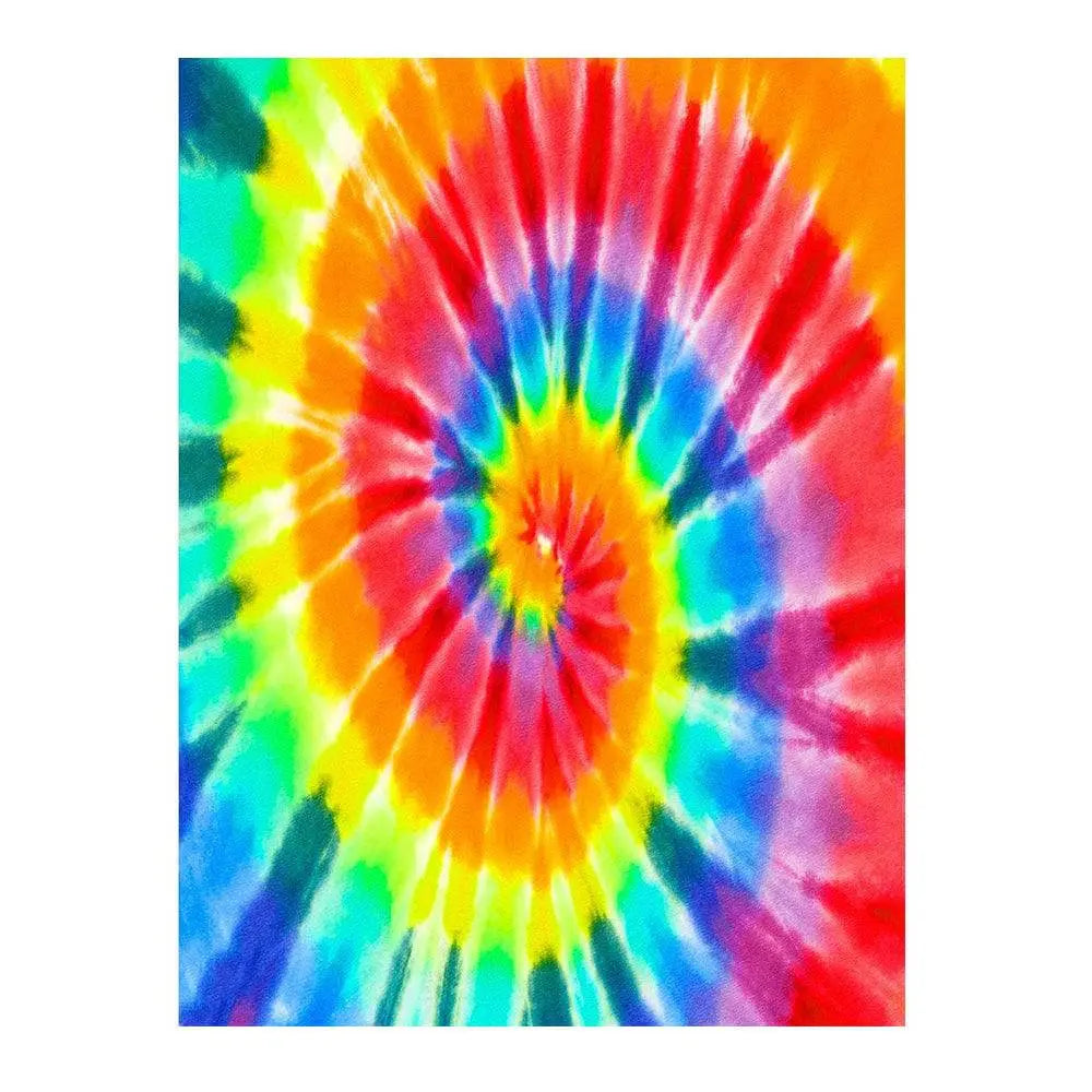 Hippy 60s Tie-Dye Photo Backdrop - Pro 6  x 8