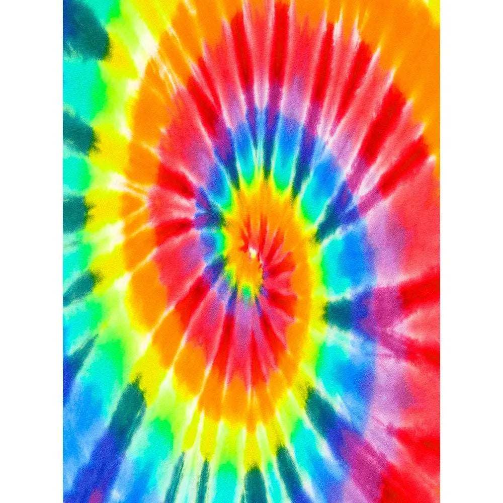 Hippy 60s Tie-Dye Photo Backdrop - Pro 8  x 10