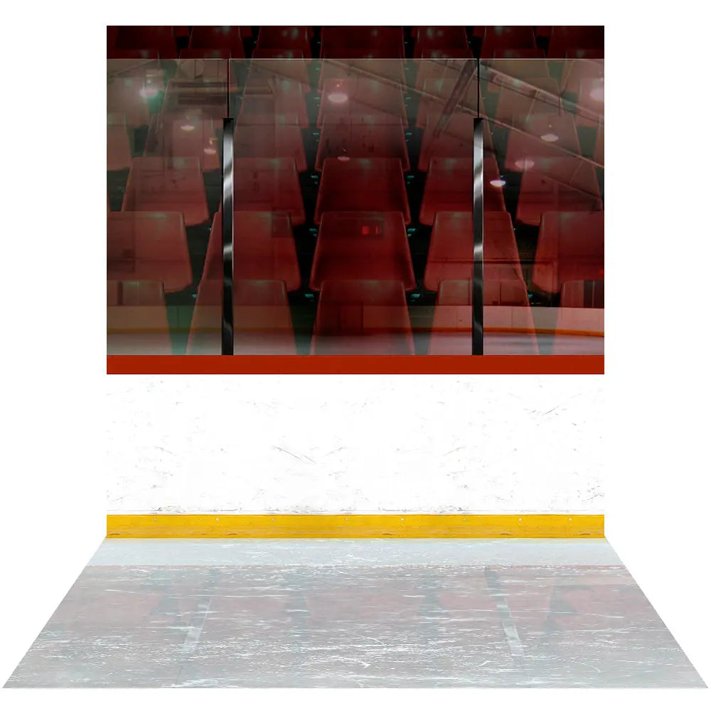 Ice Hockey Rink Photo Backdrop