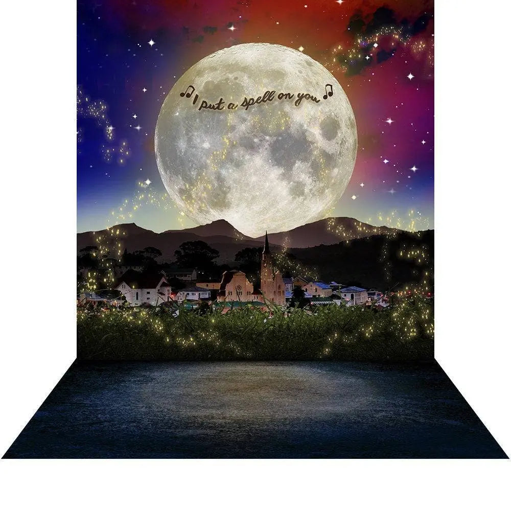 Hocus Pocus Full Moon Photo Background - Pro 10  x 20