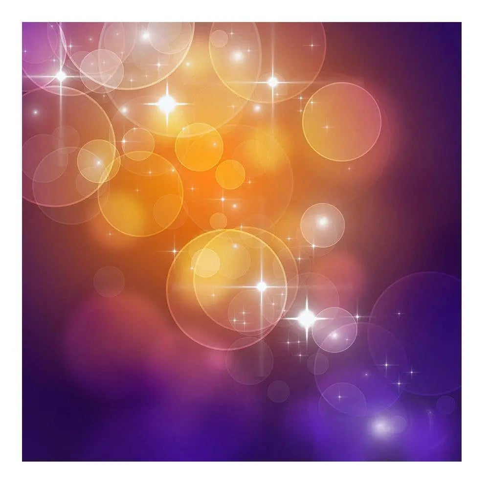 Glimmering Orbs Photography Background Backdrop - Basic 8 x 8