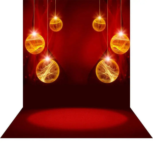 Holiday Orbs Photo Backdrop - Basic 4.4  x 5