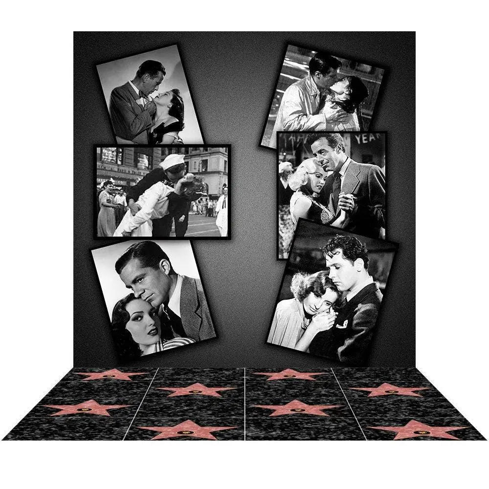 Vintage Movie Photo Backdrop - Basic 8  x 16