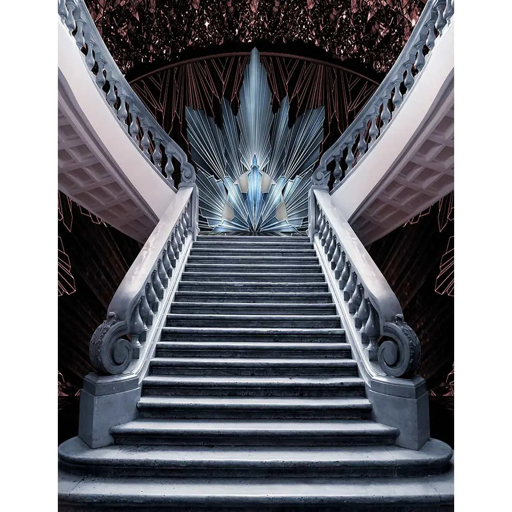 Hollywood stage staircase backdrop for photographers