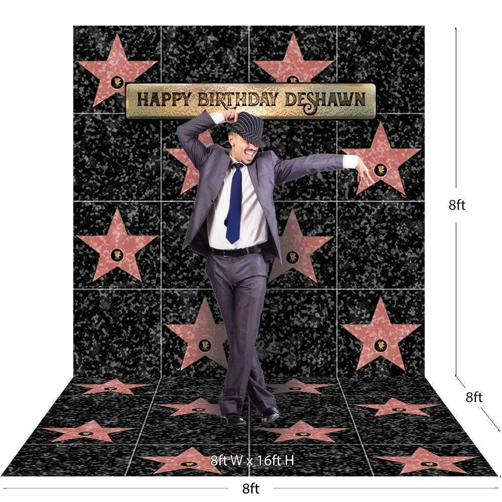 Hollywood Walk of Fame Photography Background