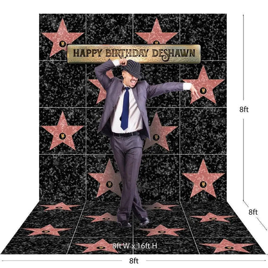 Hollywood Walk of Fame Photography Background