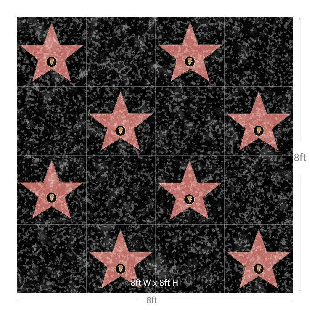 Hollywood Walk of Fame Photography Background - Pro 8  x 8