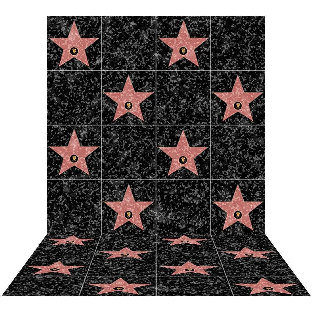 Hollywood Walk of Fame Photography Background - Pro 9  x 16