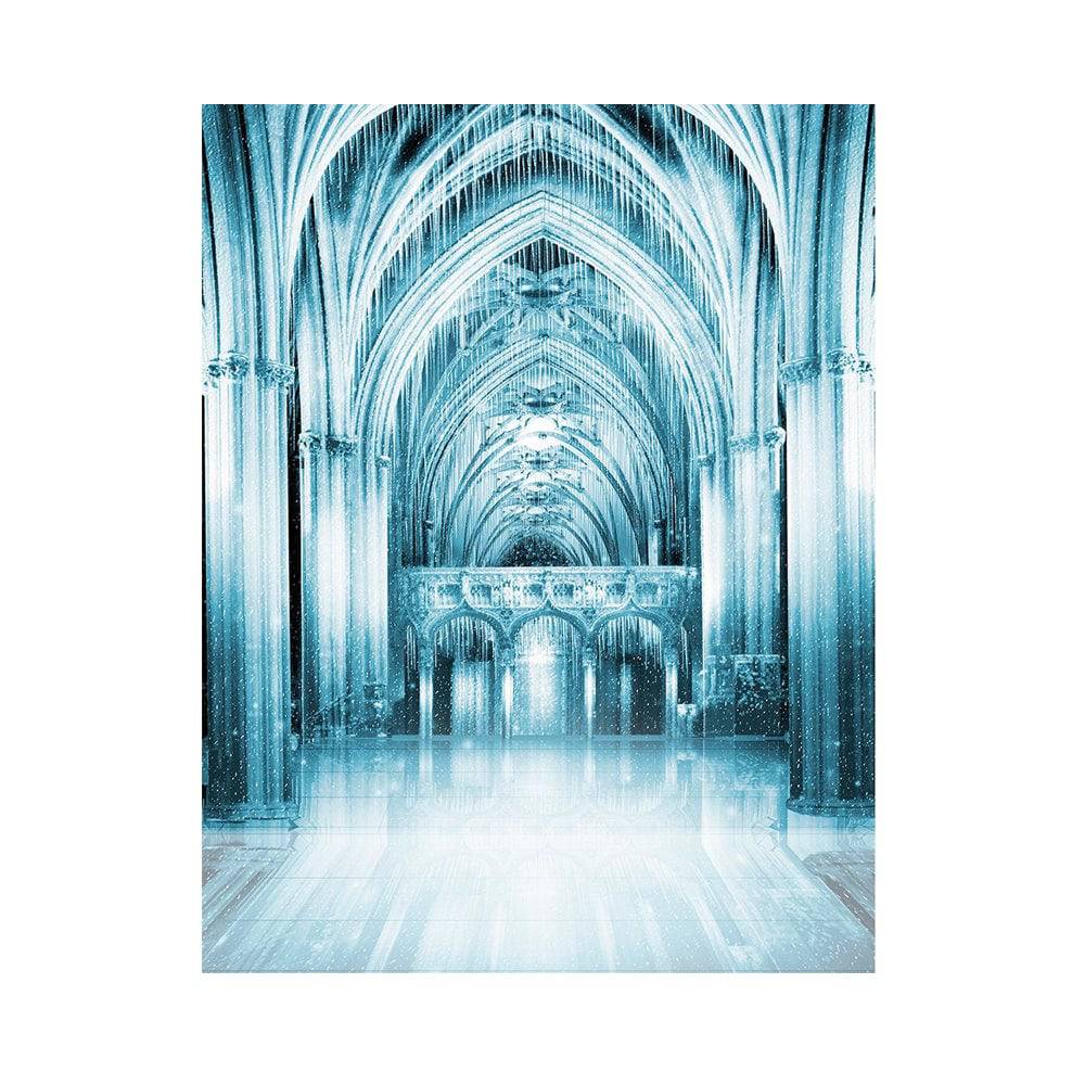 Ice Castle Photography Backdrop Background - Basic 5.5 x 6.5
