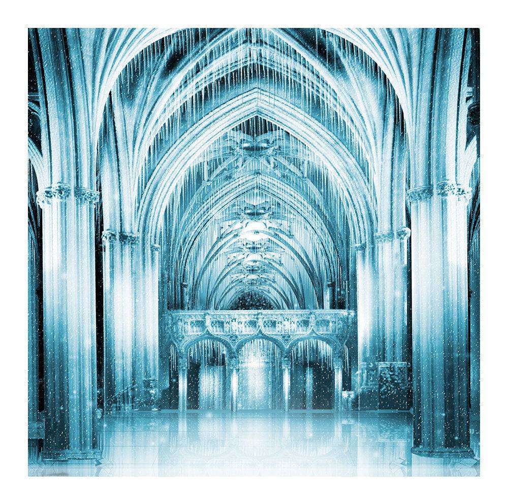 Ice Castle Photography Backdrop - Basic 8 x 8