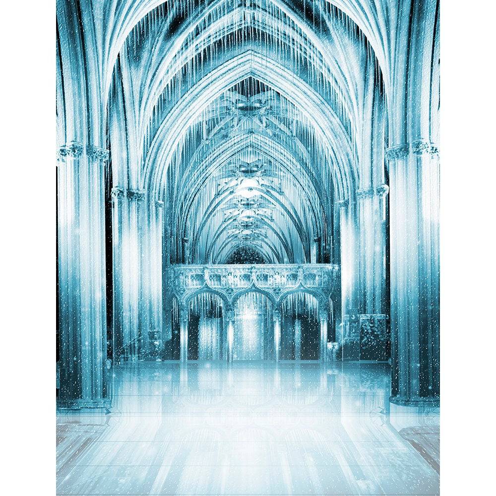 Ice Castle Photography Backdrop - Pro 8 x 10