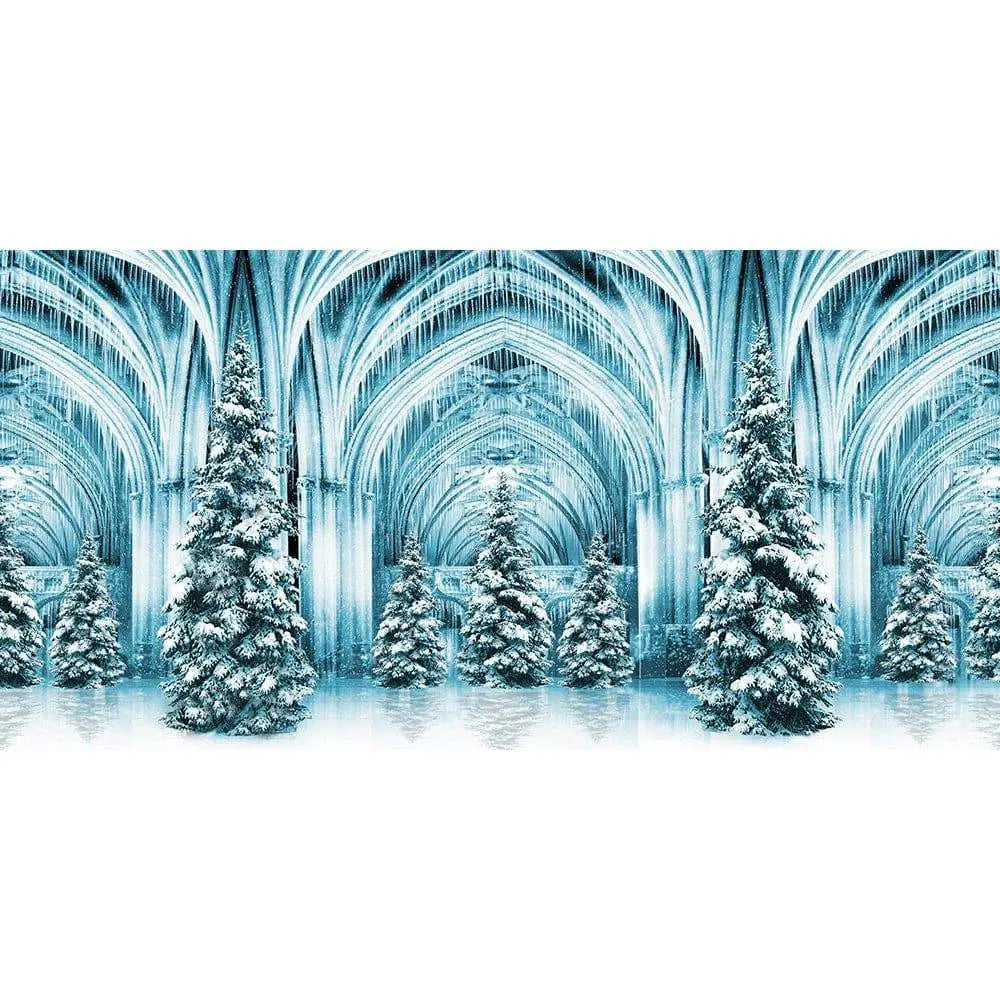 Christmas Ice Palace Photography Backdrop - Pro 20 x 10
