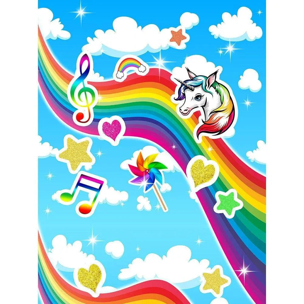 Children's Fun Photo Backdrop - Basic 8 x 10