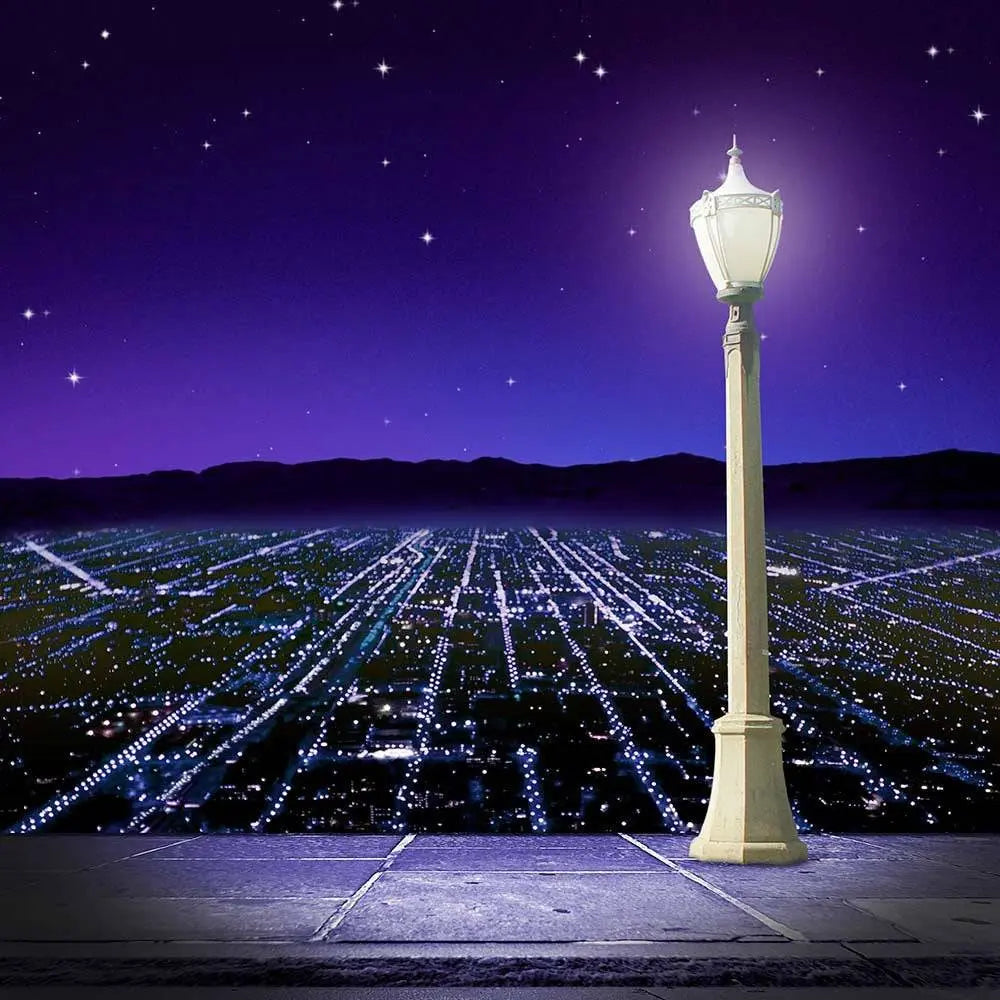 City At Night Photography Backdrop - Pro 10 x 8