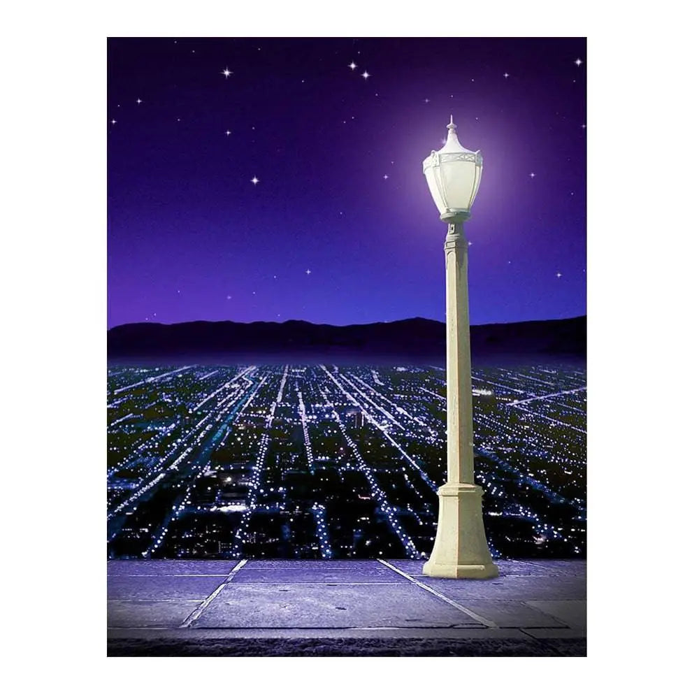 City At Night Photography Backdrop - Pro 6 x 8