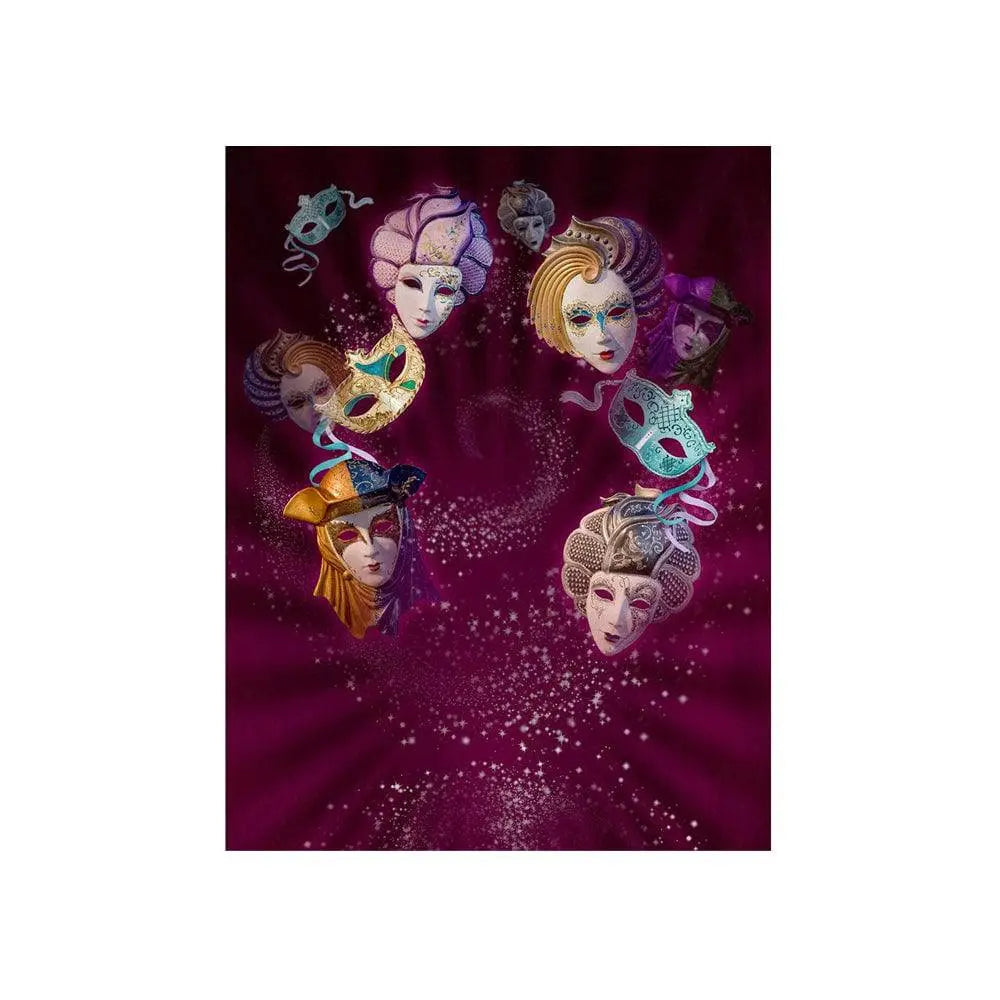 Drama And Theater Masquerade Photography Backdrop - Basic 4.4  x 5