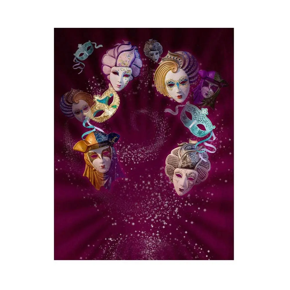 Drama And Theater Masquerade Photography Backdrop - Basic 5.5  x 6.5