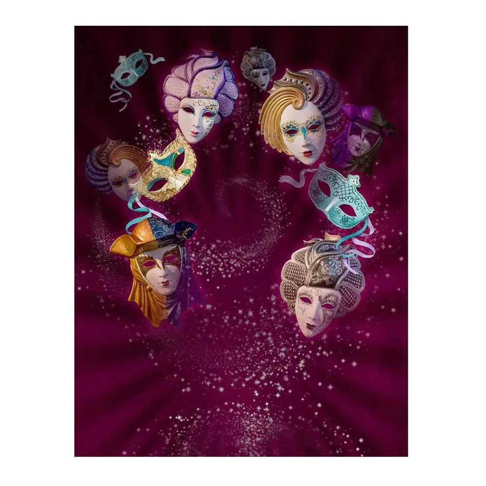 Drama And Theater Masquerade Photography Backdrop - Basic 6  x 8