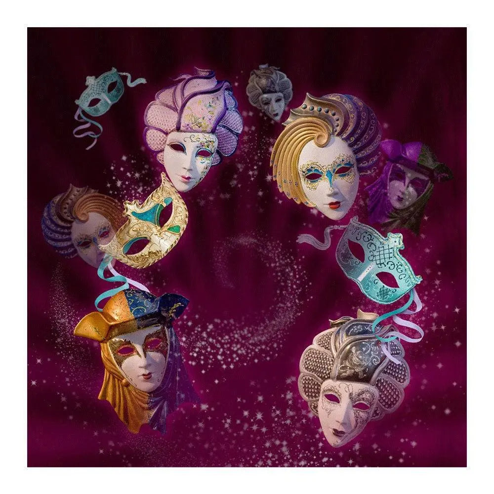 Drama And Theater Masquerade Photography Backdrop - Basic 8  x 8