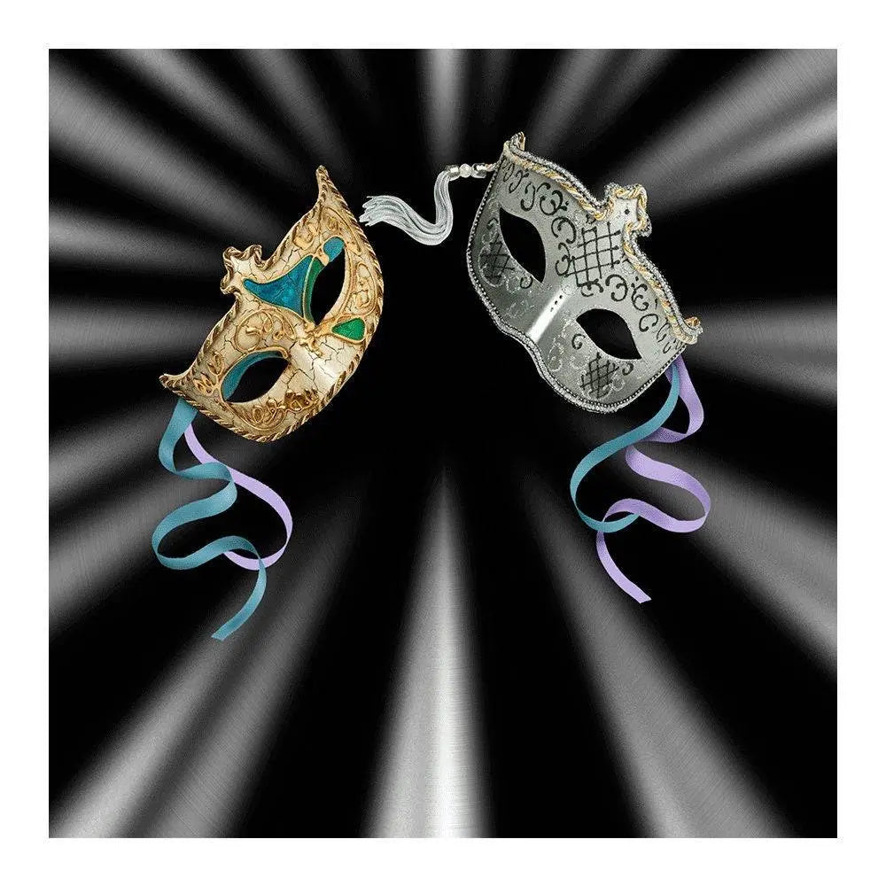 Silver Mask Photography Backdrop - Basic 8  x 8
