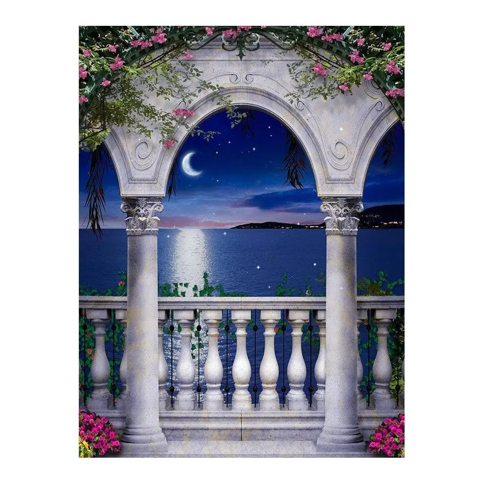 Mediterranean Magic Balcony Photo Backdrop - Basic 6  x 8