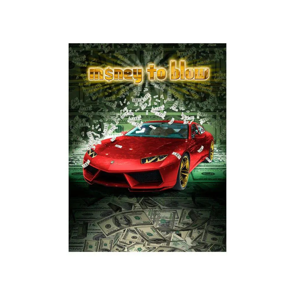 Money to Blow Photography Backdrop - Basic 4.4  x 5