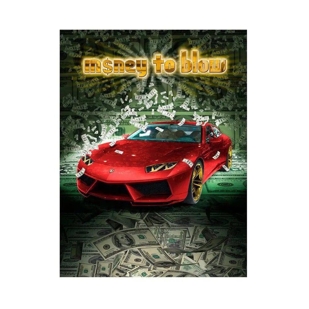 Money to Blow Photography Backdrop - Basic 5.5  x 6.5