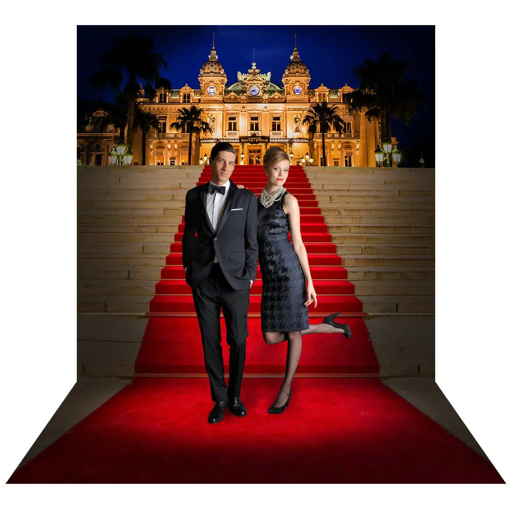 Monte Carlo Red Carpet Photography Backdrop Alba Backgrounds