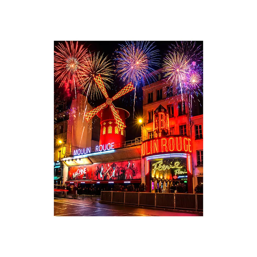 Moulin Rouge Backdrop: Paris Party Fabric Background Alba Backgrounds