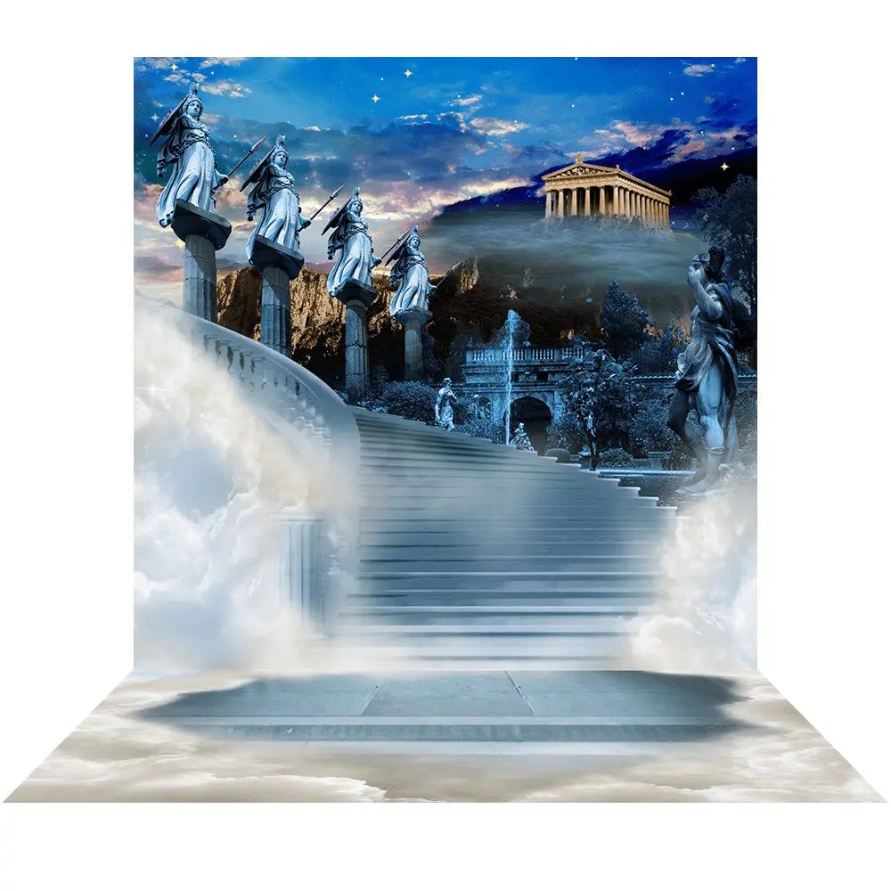 Mount Olympus, Dwelling Place of the Gods Photography Backdrop