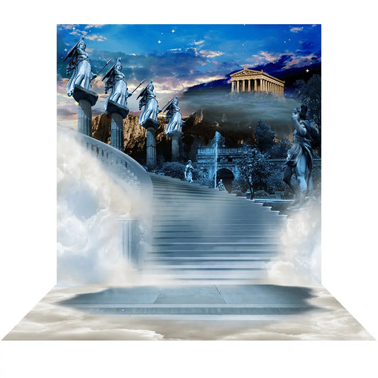 Mount Olympus, Dwelling Place of the Gods Photography Backdrop