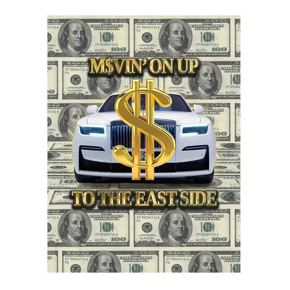 Movin' On Up Photo Backdrop - Basic 6  x 8