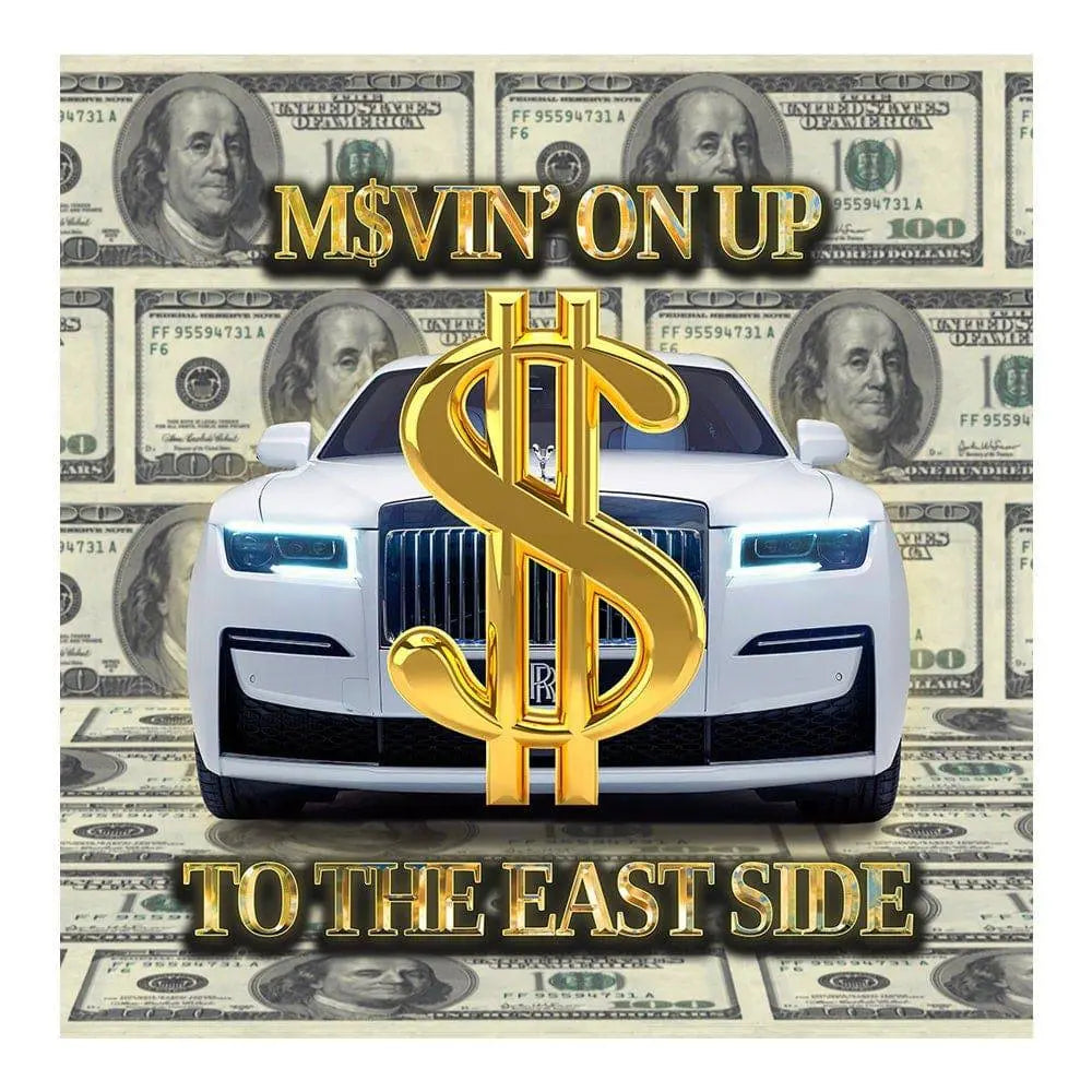 Movin' On Up Photo Backdrop - Basic 8  x 8