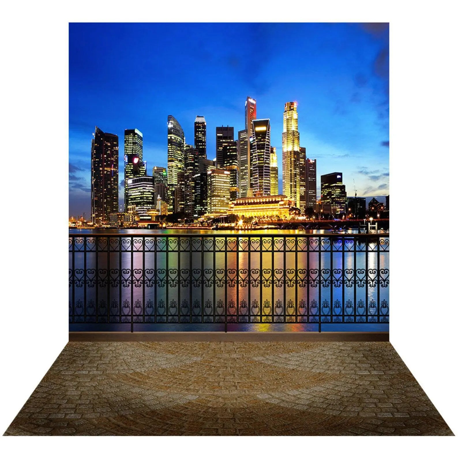 New Orleans Waterfront Backdrop Background