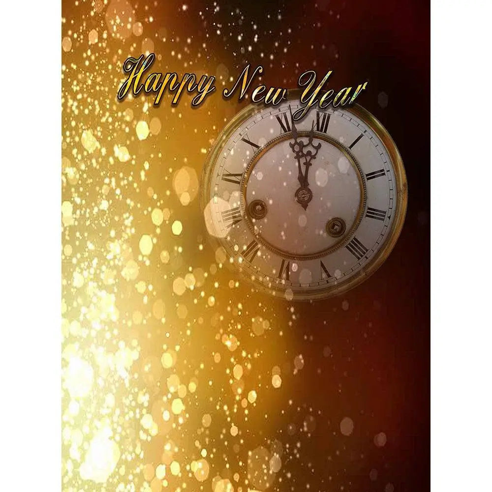 New Year's Eve Clock Photo Backdrop - Basic 8  x 10
