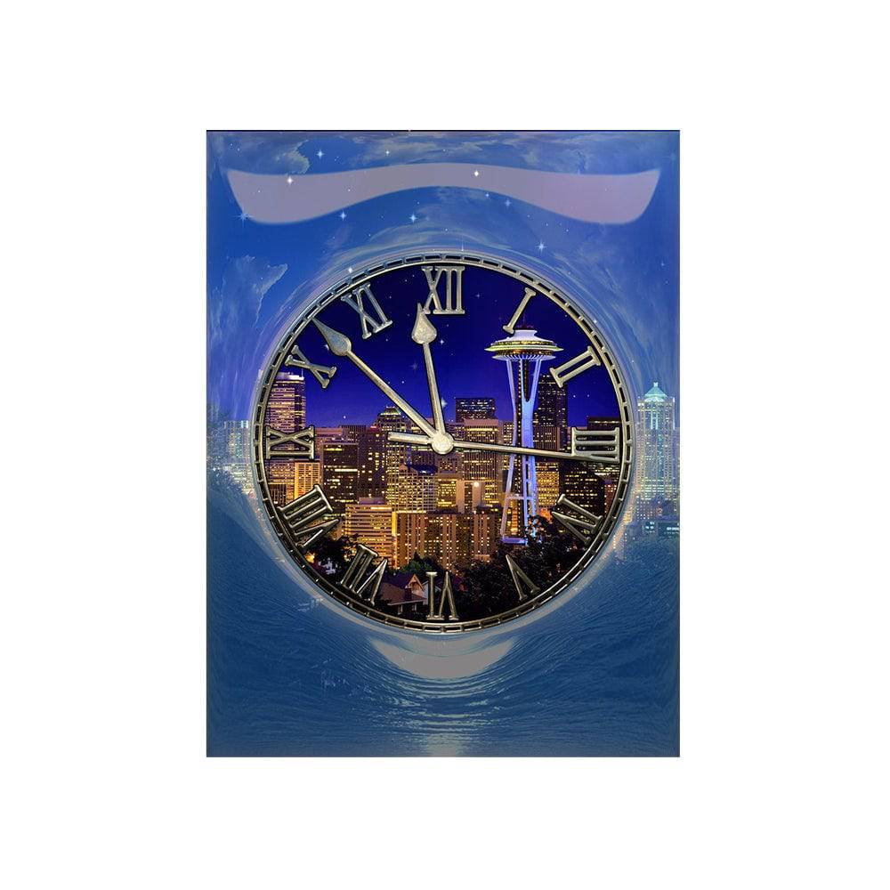 Time Keepers New Year's Photo Backdrop - Basic 4.4 x 5