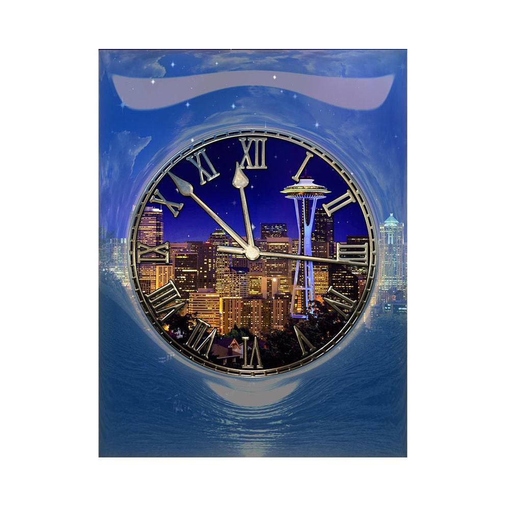 Time Keepers New Year's Photo Backdrop - Basic 5.5 x 6.5