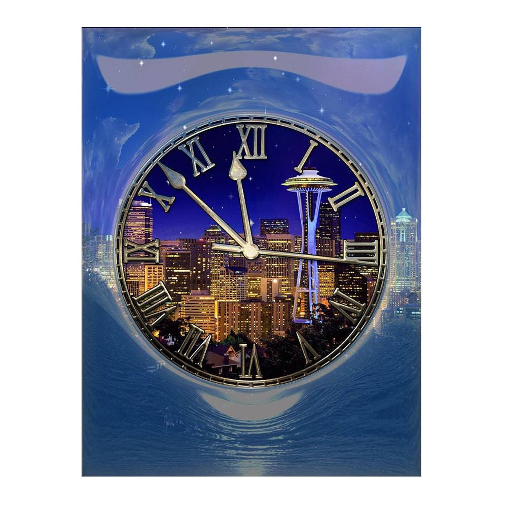 Time Keepers New Year's Photo Backdrop - Pro 8 x 8