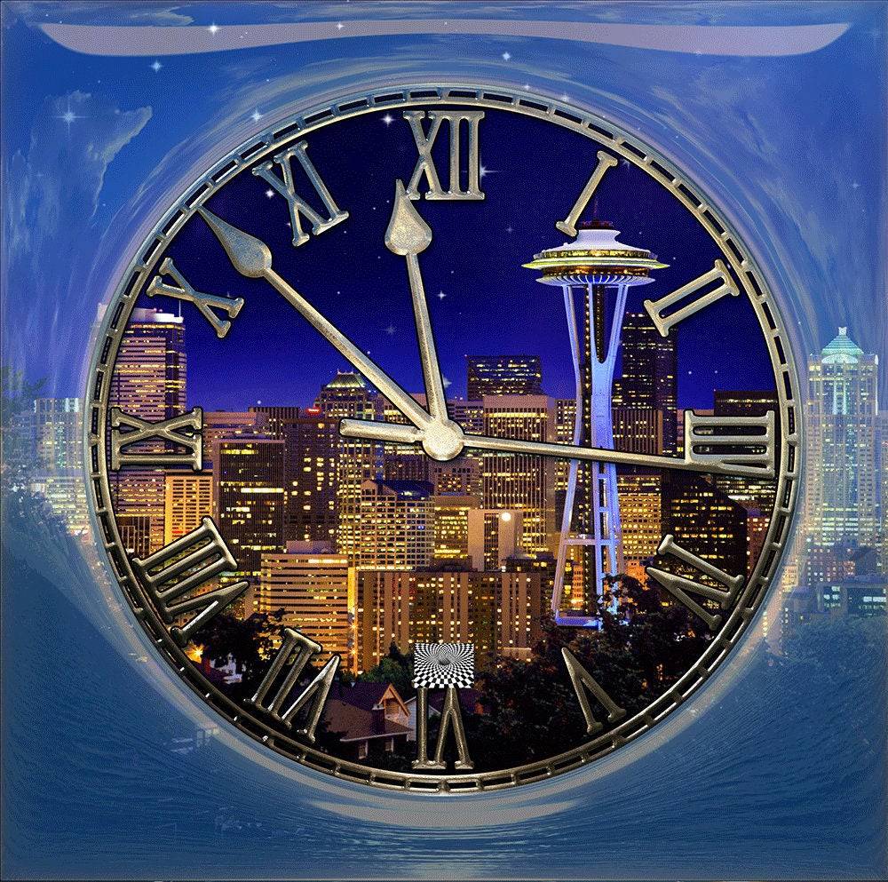 Time Keepers New Year's Photo Backdrop - Pro 9 x 16