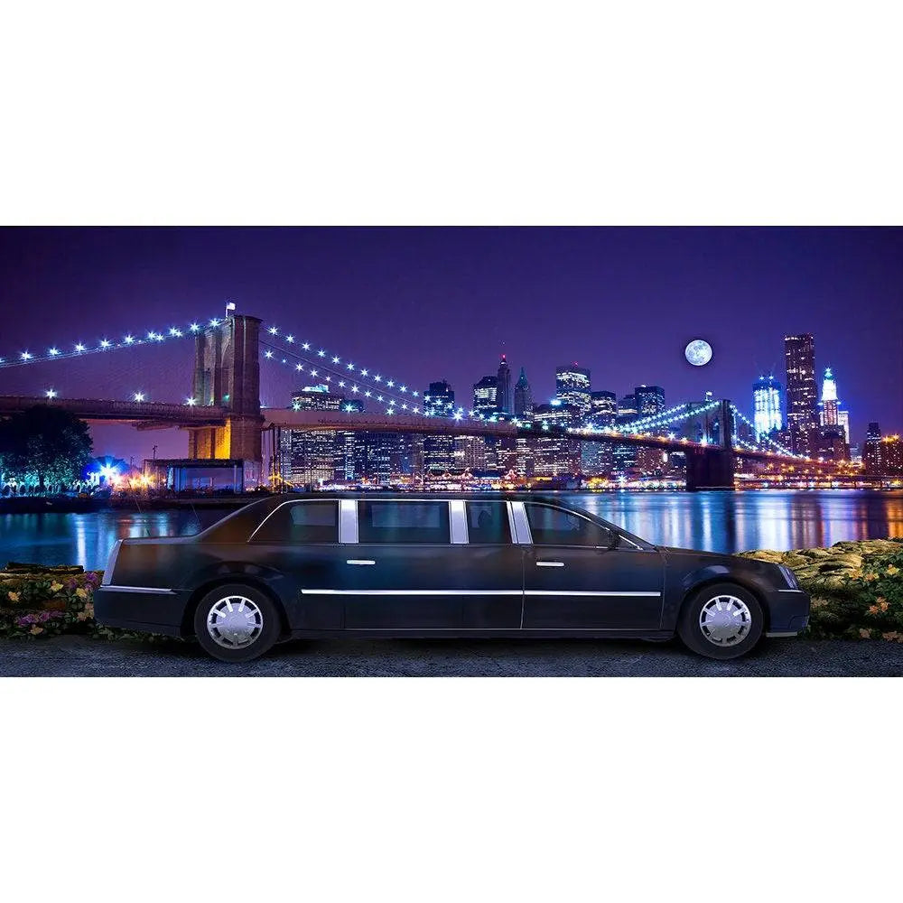 New York Limousine Party Photography Background