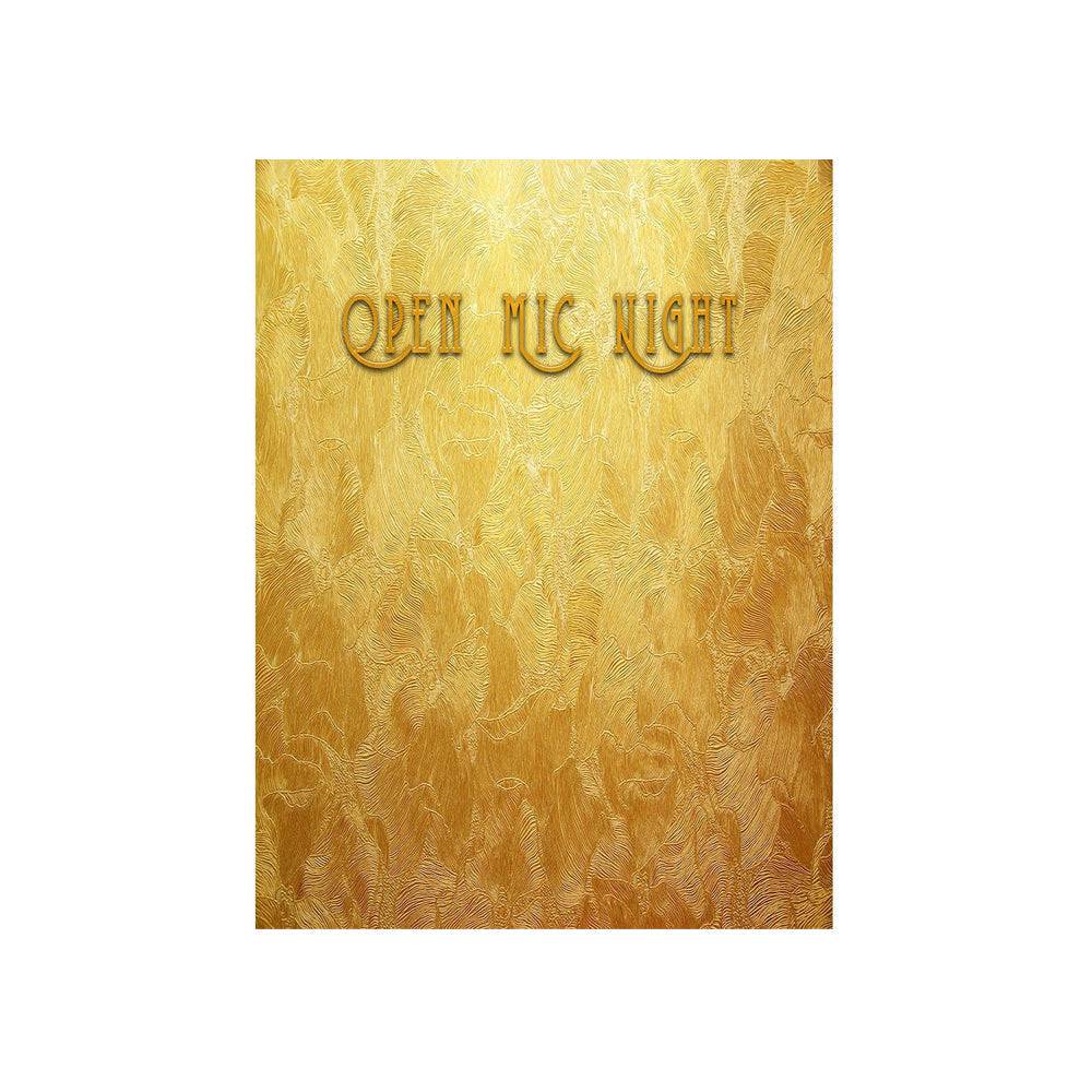 Open Mic Night Photo Backdrop - Basic 4.4  x 5
