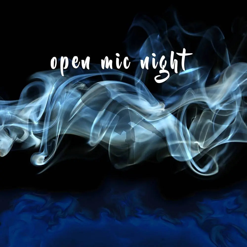 Open Mic Night Smokey Photo Backdrop - Pro 10  x 10