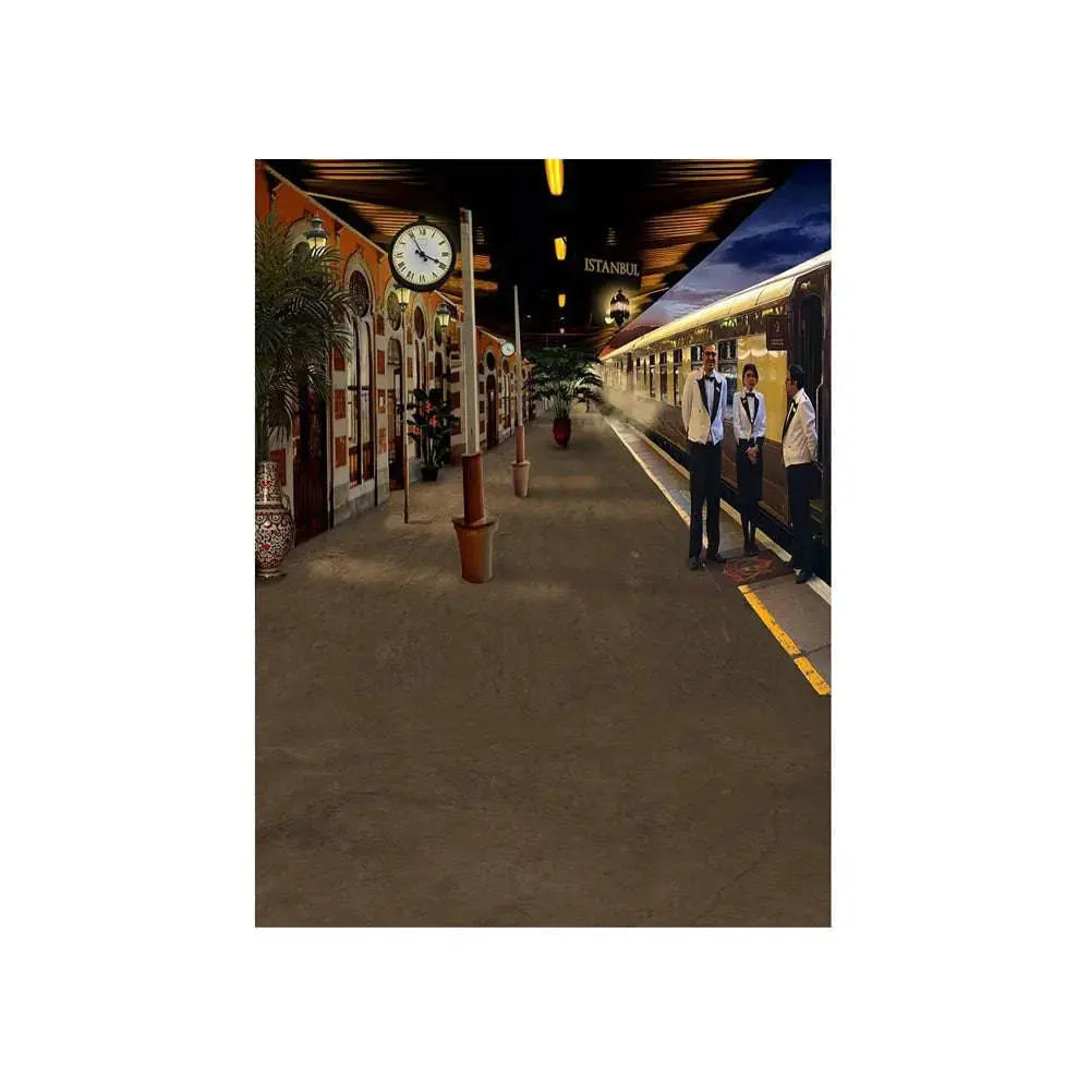 Orient Express Photo Backdrop Background - Basic 4.4 x 5