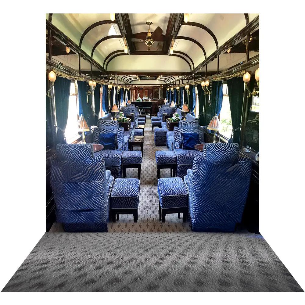 Orient Express Interior Photo Backdrop Alba Backgrounds