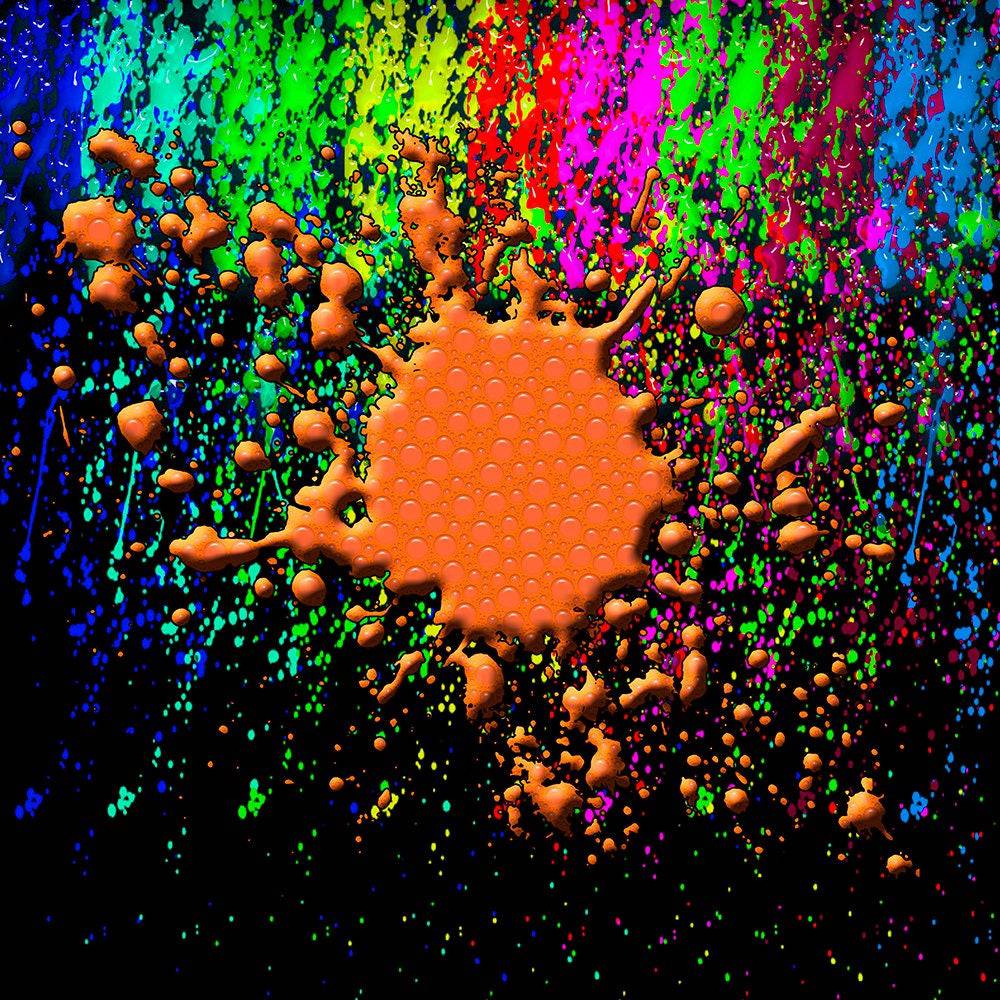 Paintball Splatter Photography Backdrop - Basic 10 x 8