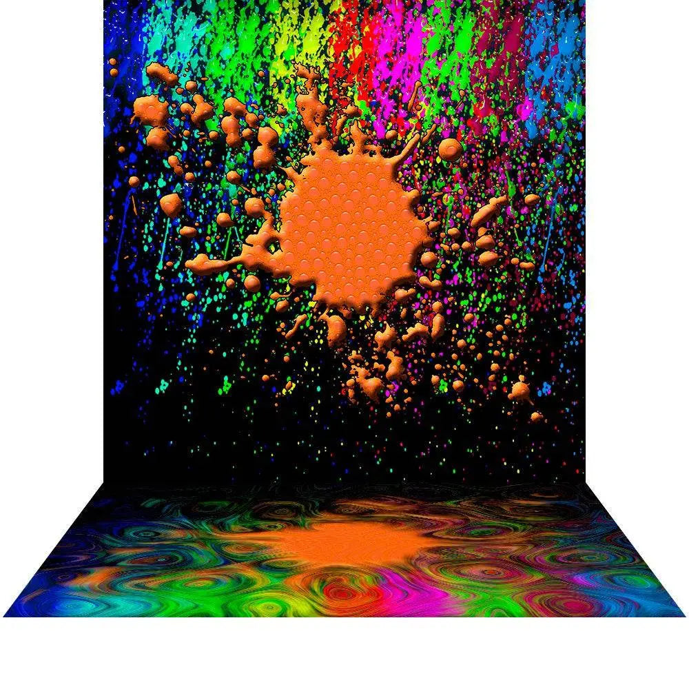 Paintball Splatter Photography Backdrop - Basic 8 x 16
