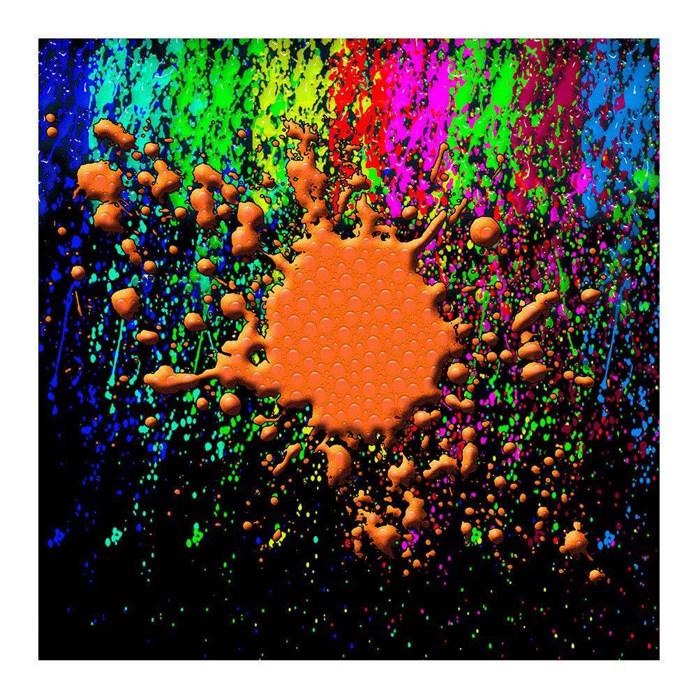 Paintball Splatter Photography Backdrop - Basic 8 x 8