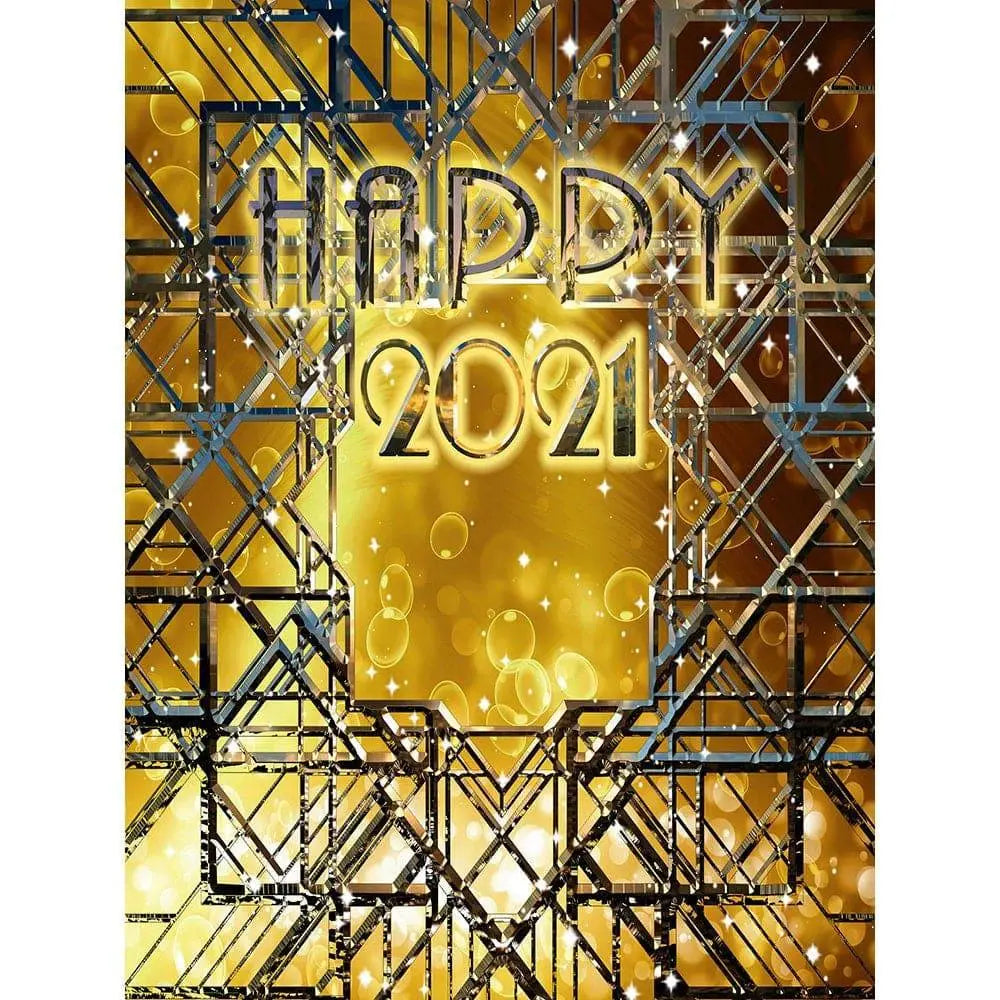 Personalized New Year's Eve Photo Backdrop - Basic 8  x 10