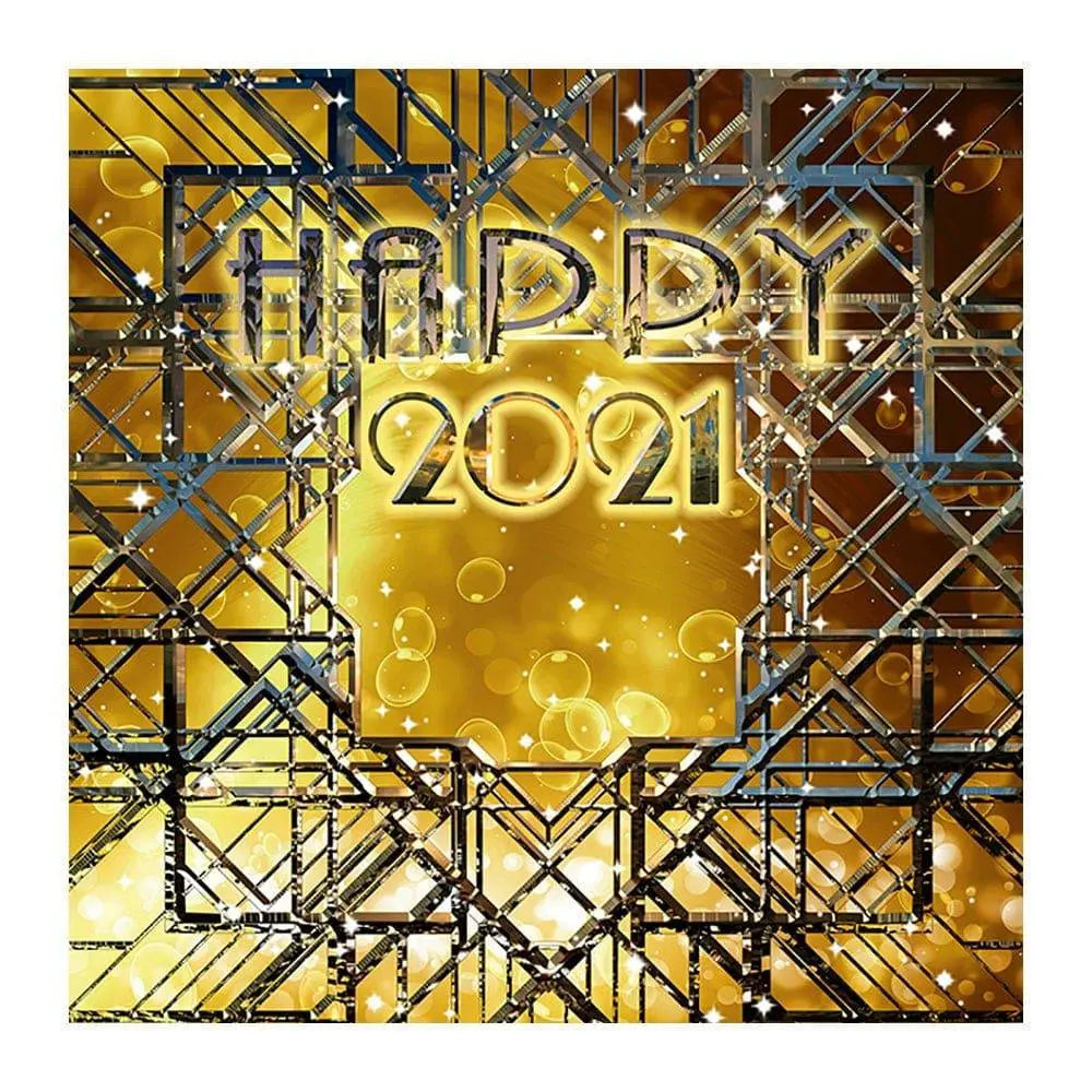 Personalized New Year's Eve Photo Backdrop - Basic 8  x 8