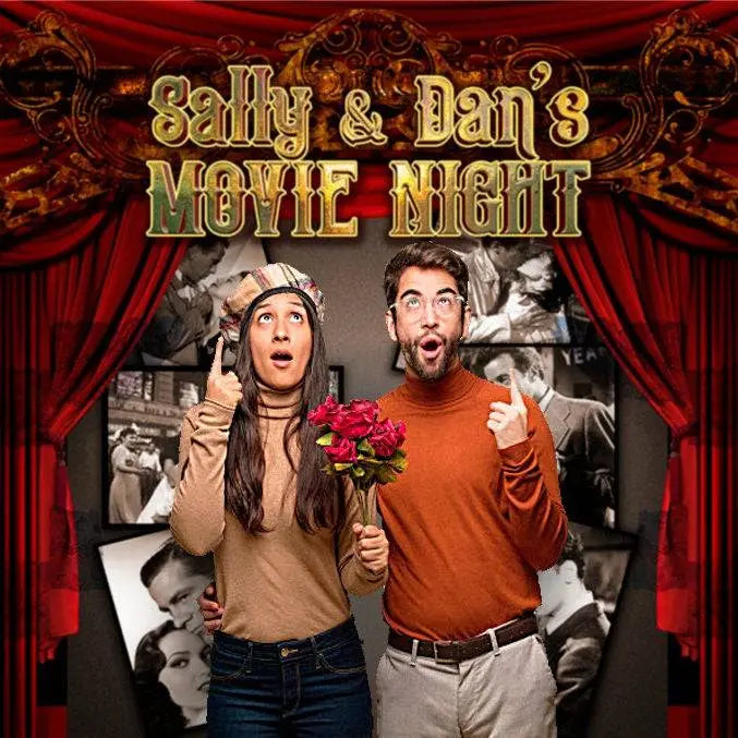 Movie Night Photo Backdrop - Basic 10 x 8